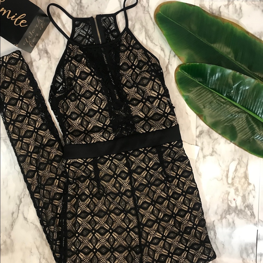 Lace Black Jumpsuit